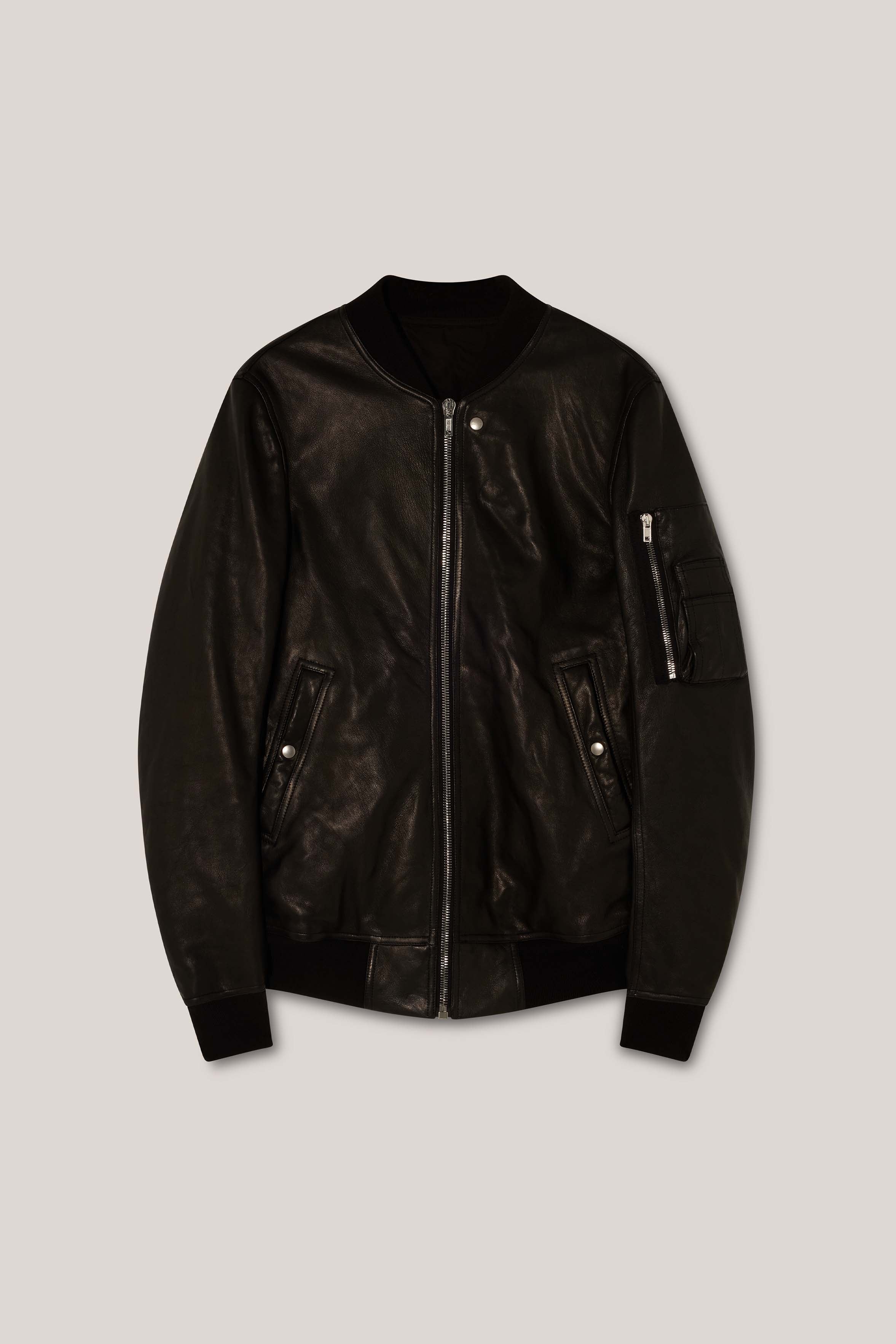 Rick Owens Classic Flight Leather Jacket | modes | REVERSIBLE