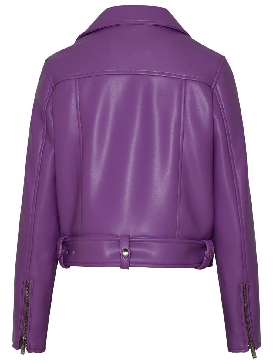 STAND STUDIO LILAC POLYURETHANE BLEND ESME JACKET - 3