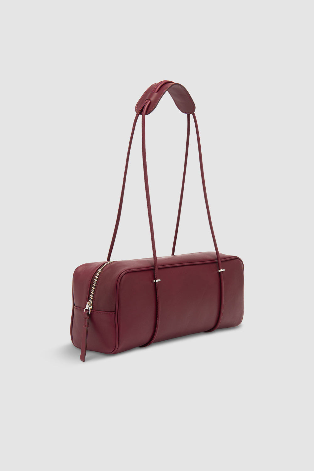 Kimberly Sour Cherry Nappa Leather Shoulder Bag - 2