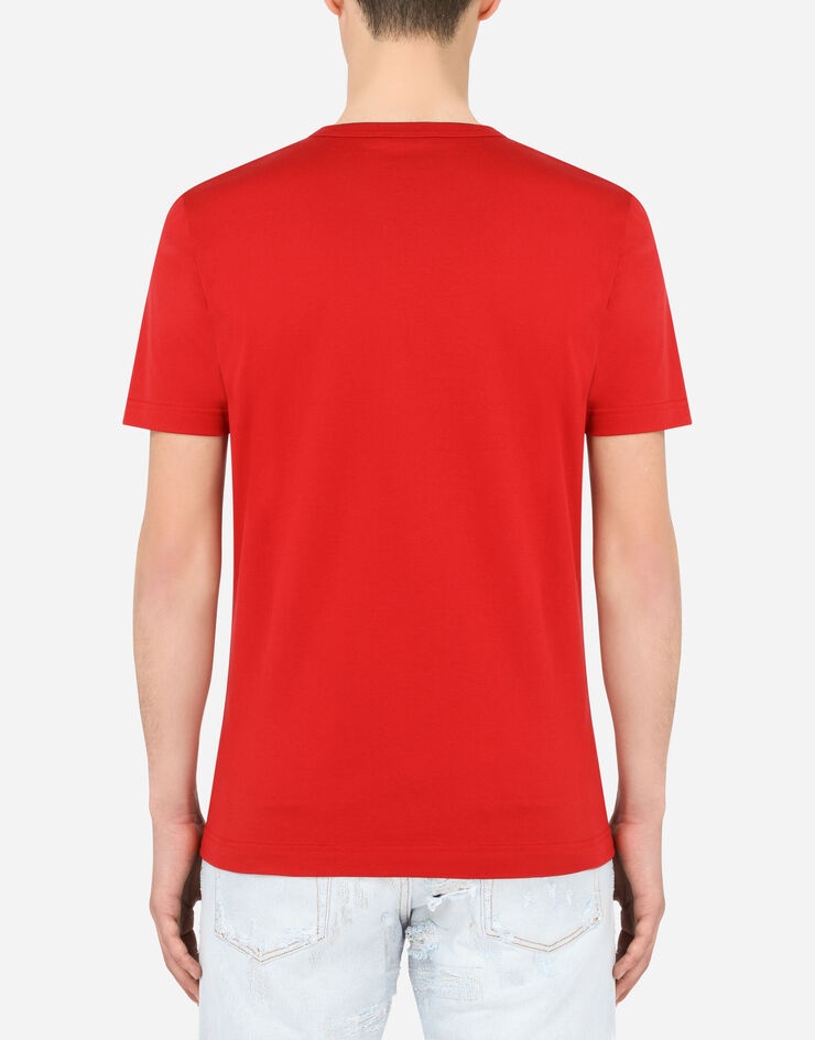 Cotton T-shirt with branded plate - 2