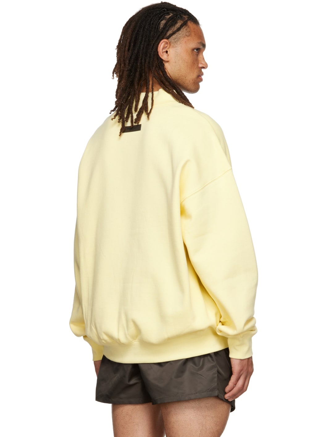 Yellow Mock Neck Sweatshirt - 3