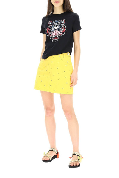 KENZO BANDANA DENIM MINI SKIRT outlook