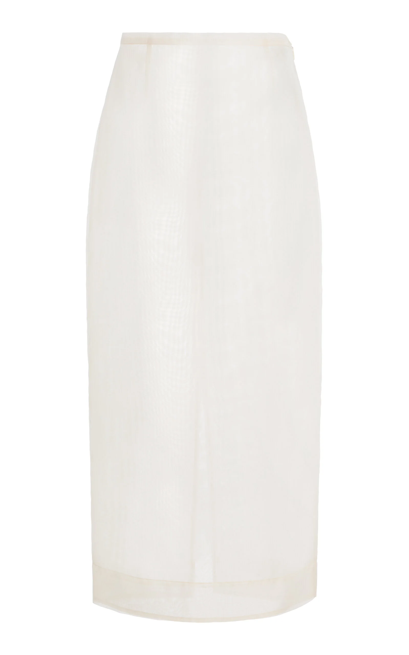 Organza Pencil Skirt white - 1