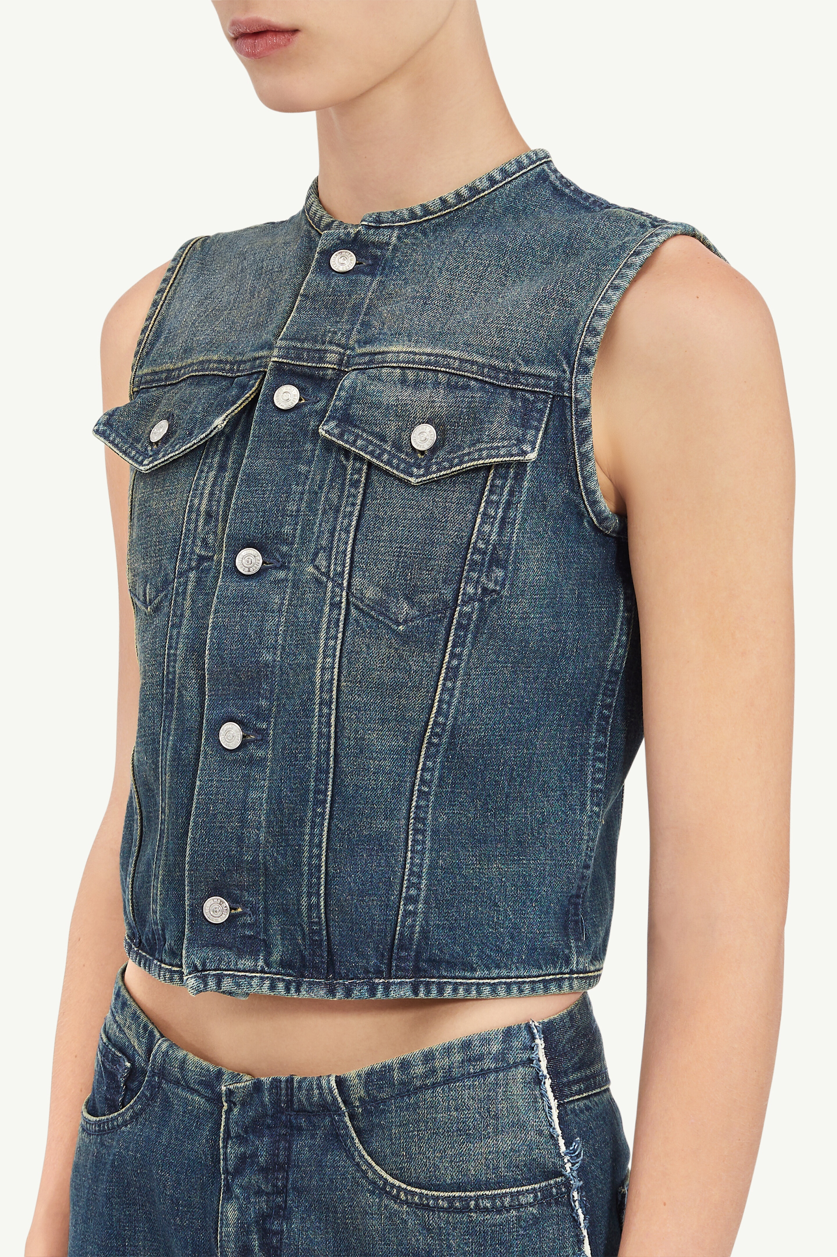 Denim Gilet - 5