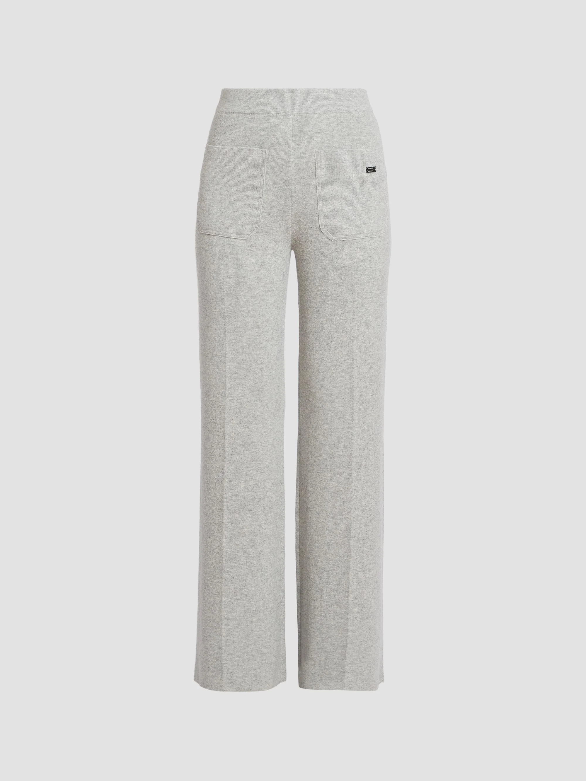 Women's Alina Wool-Blend Pants - Mid Grey Marl - 1