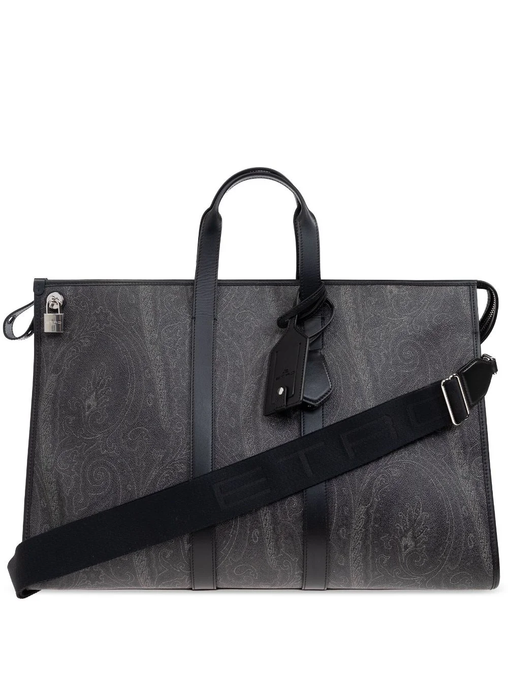 paisley-print travel bag - 1