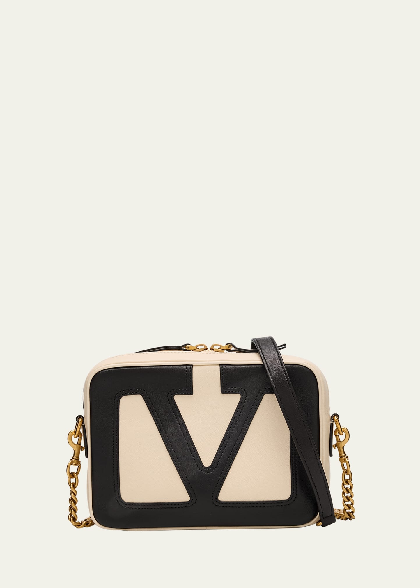 Viva Superstar VLOGO Leather Crossbody Bag - 1