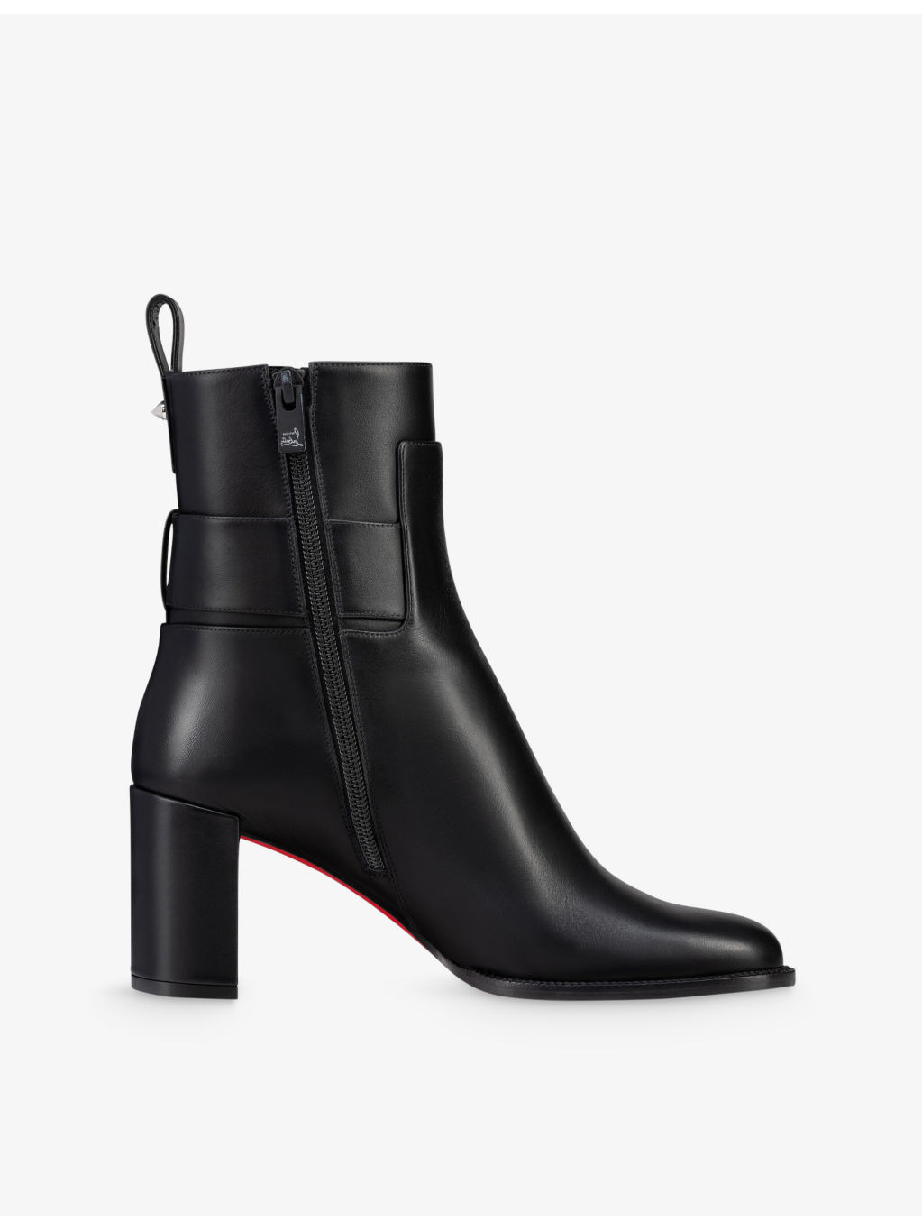 Booty Lock 70 leather heeled courts - 4