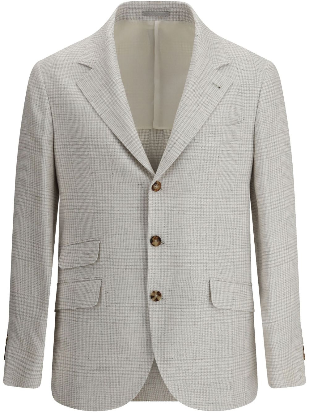 Brunello Cucinelli Men Suit-Type Linen Jacket - 1