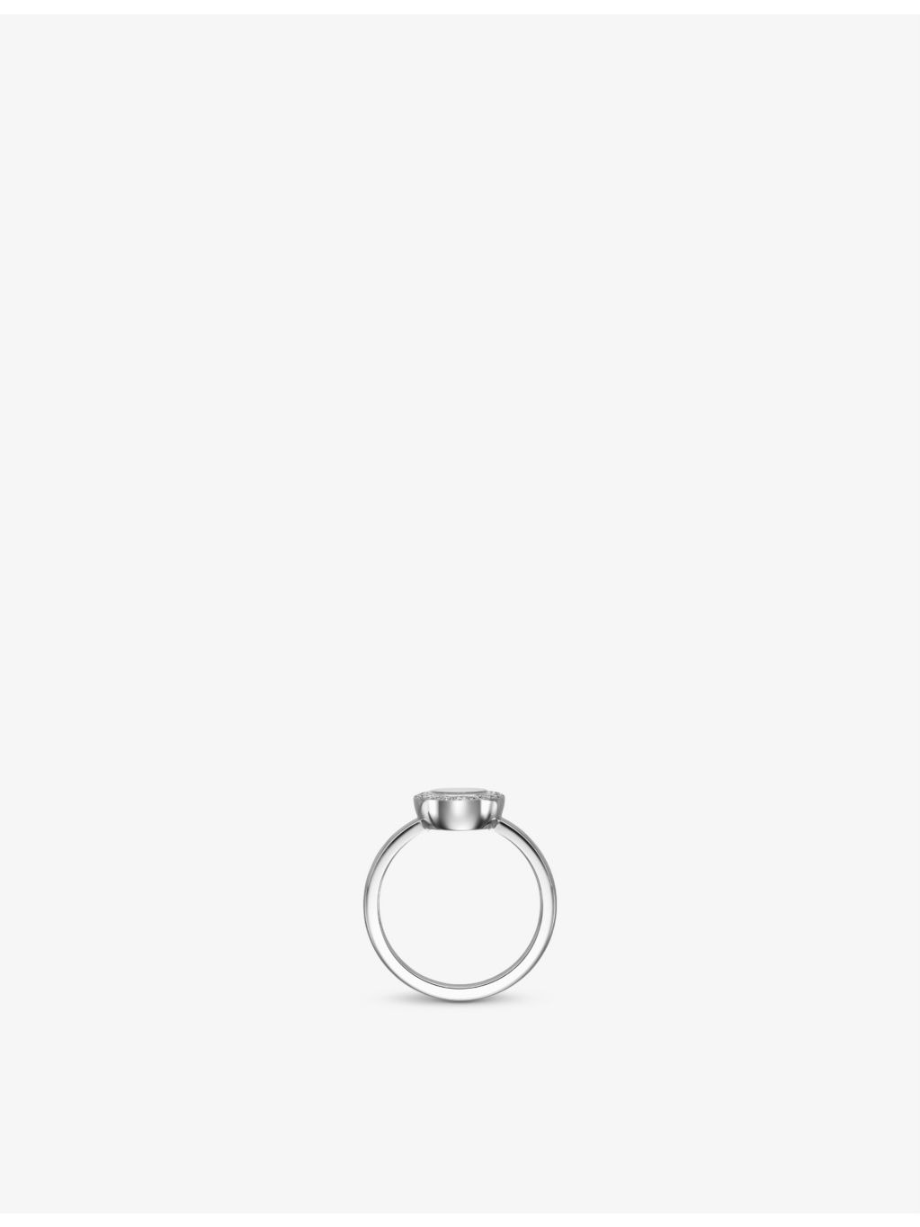 Happy Diamonds Icon 18ct white-gold and 0.19ct round-cut diamond ring - 3