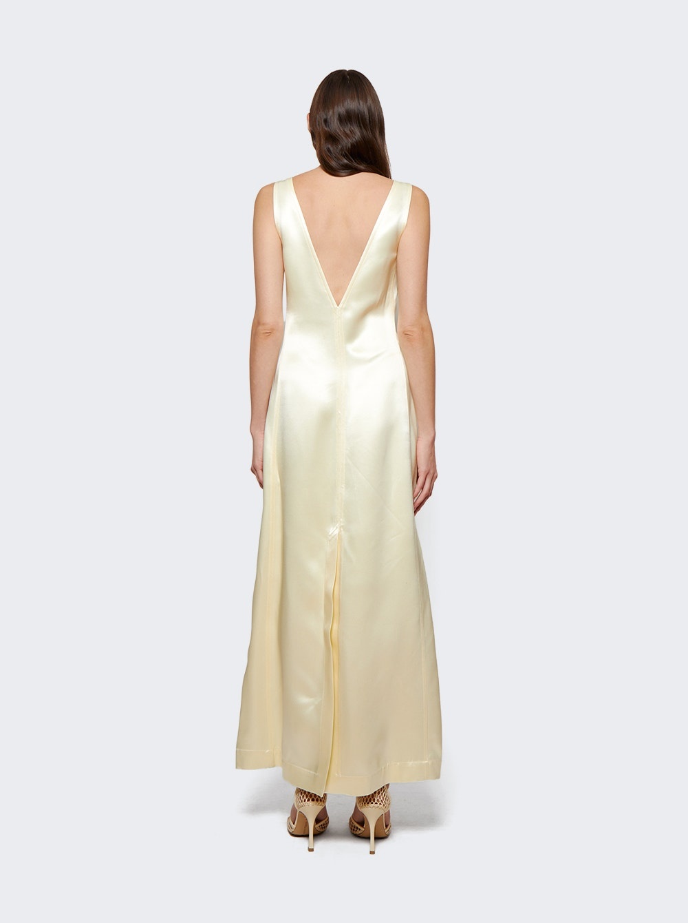 Washed Silk Dress Camomile - 5