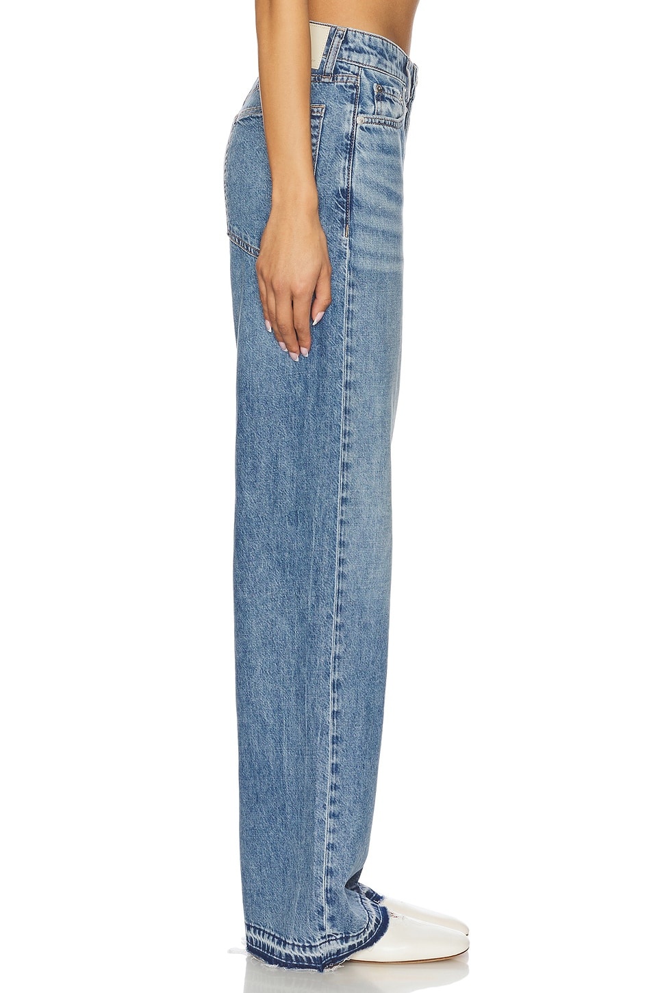 Featherweight Logan Mid Rise Wide Leg - 3