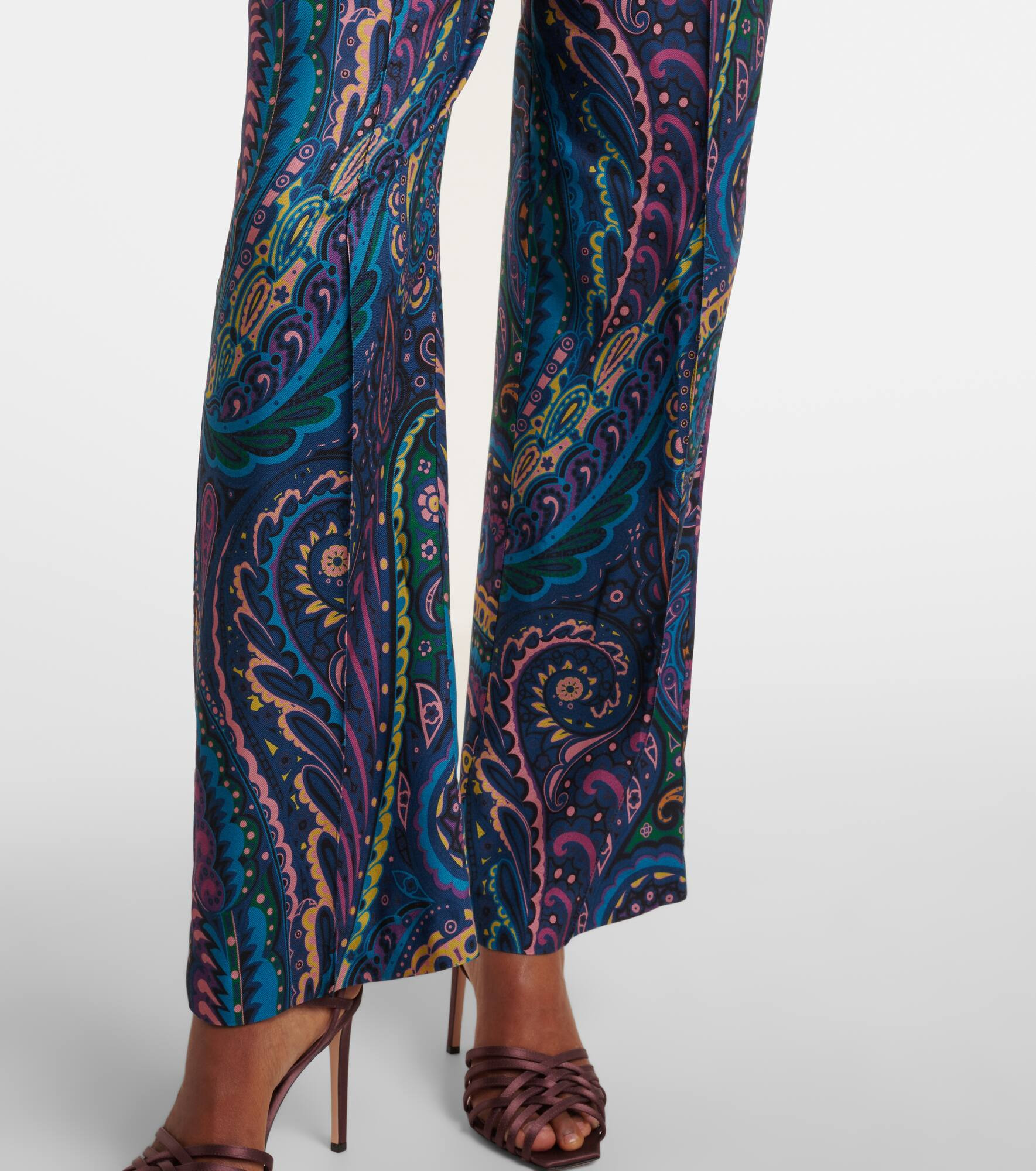 Printed straight pants - 5