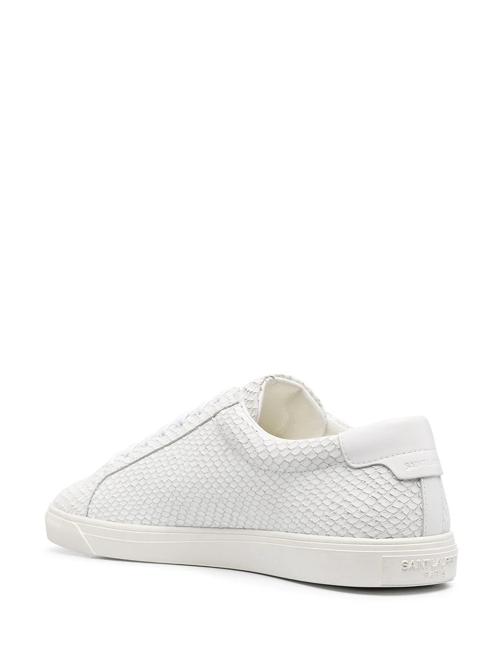 snake-effect low-top sneakers - 3