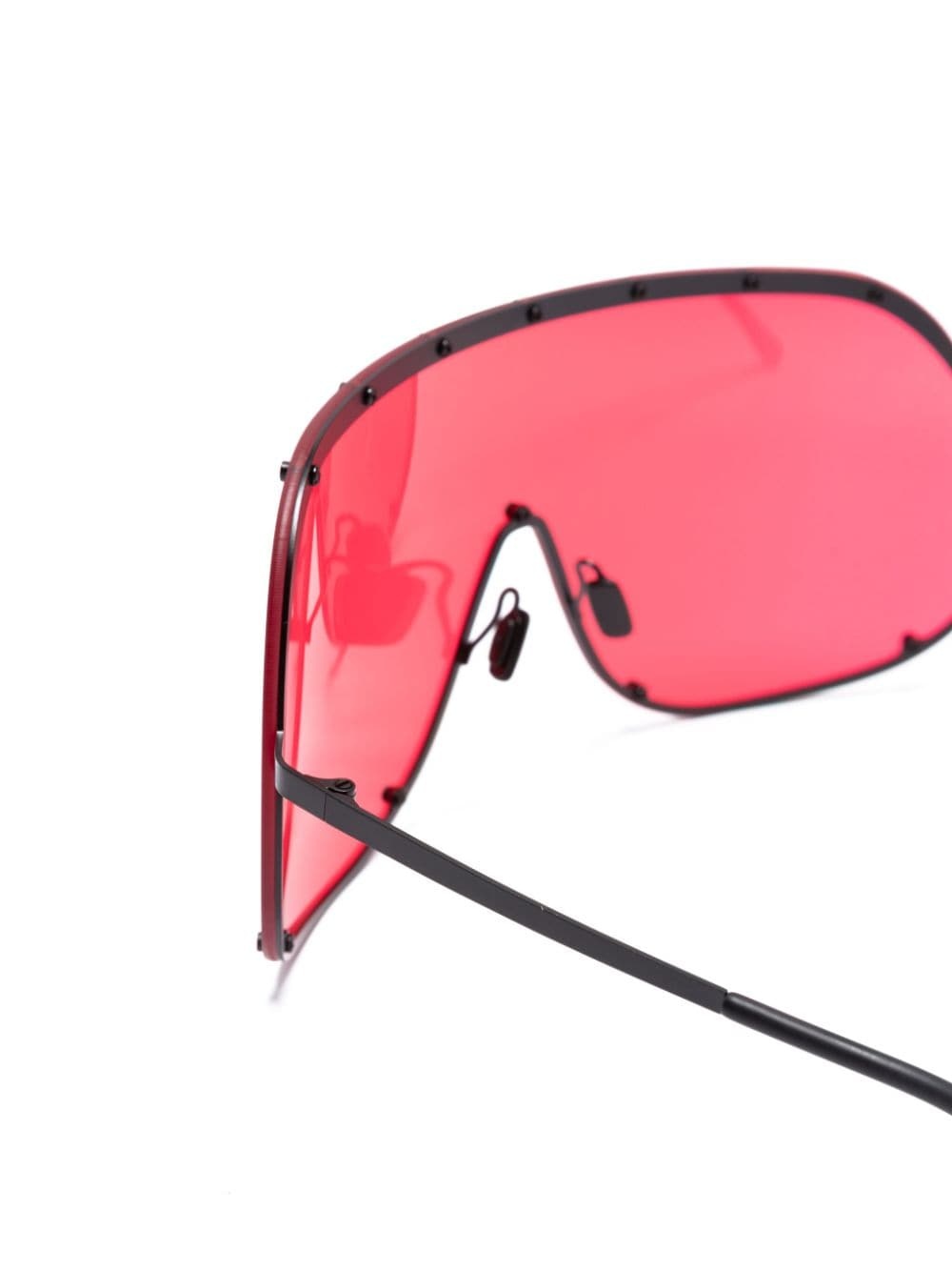 shield-frame tinted sunglasses - 3