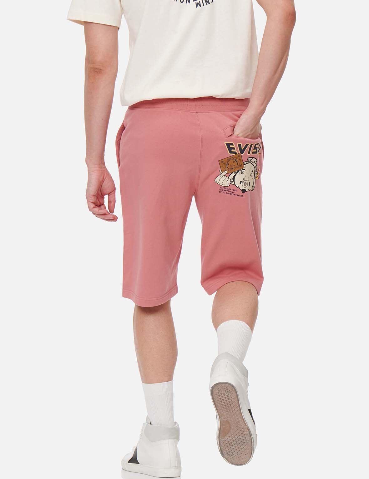 GODHEAD PRINT SWEAT SHORTS - 3