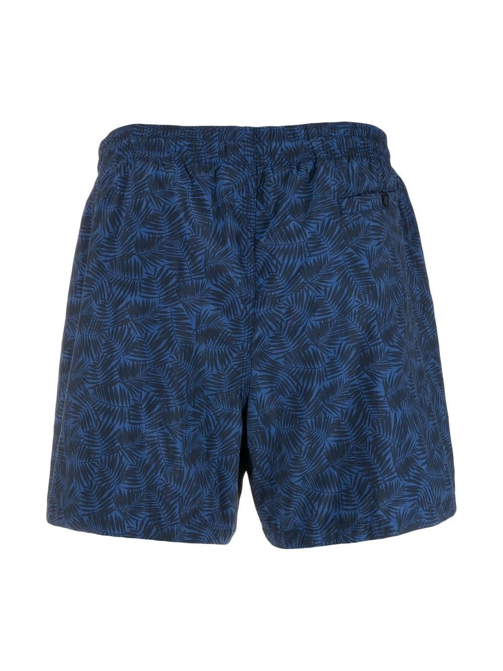 leaf print swim shorts - 2