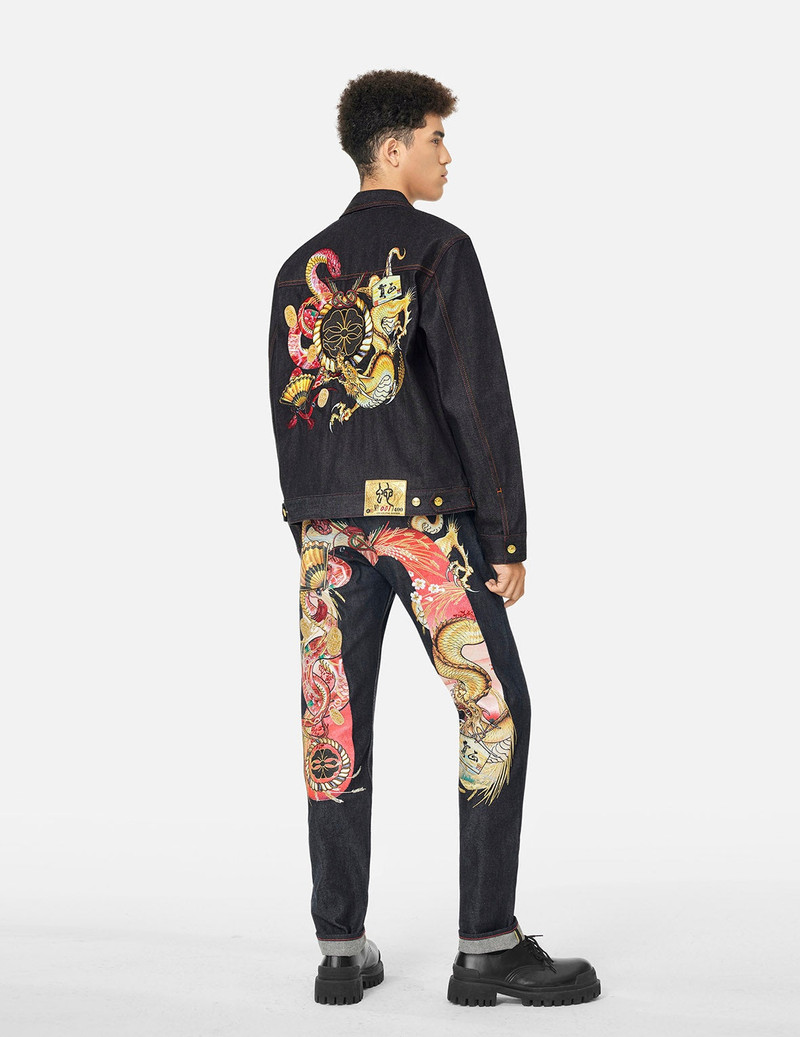 2024 Limited Edition Year of the  Snake Relax Fit Denim Jacket 1