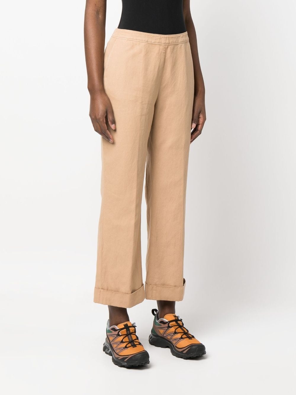 cropped flared trousers - 3