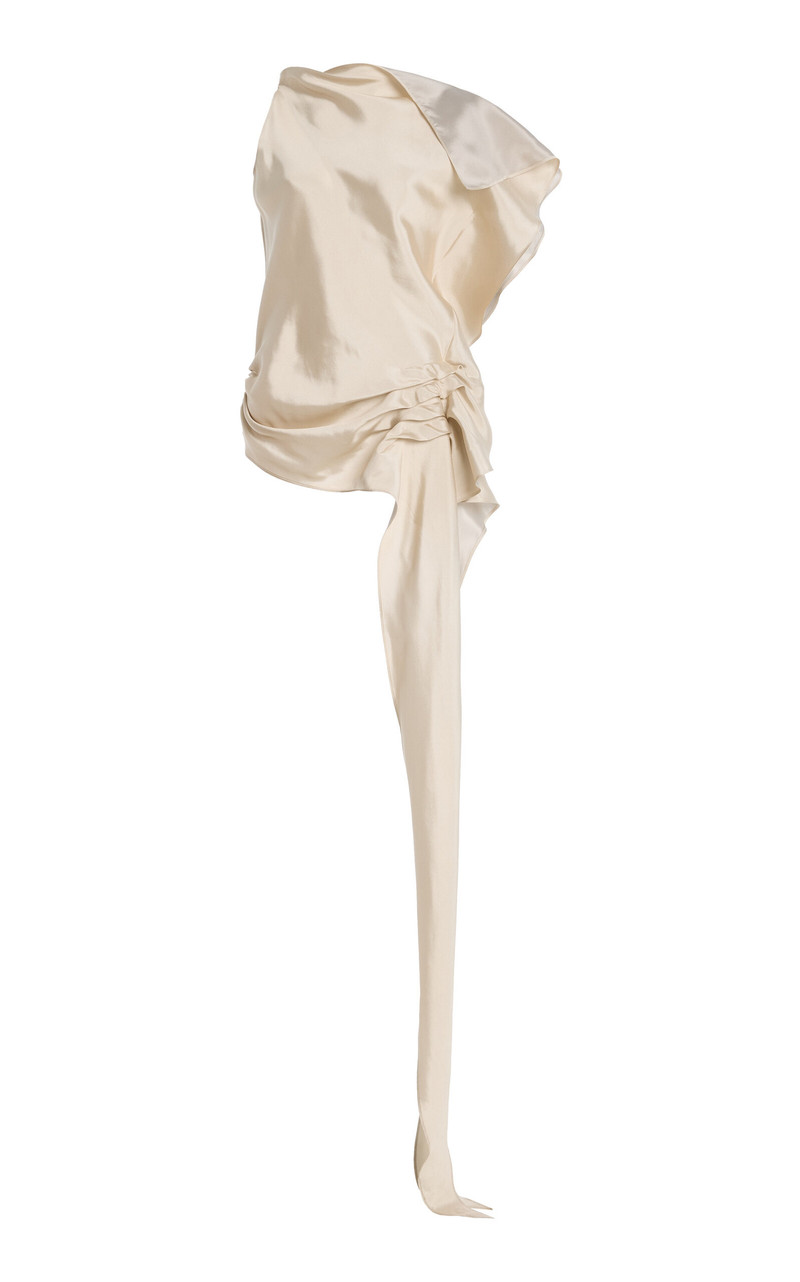 Elif Silk Blouse neutral 1