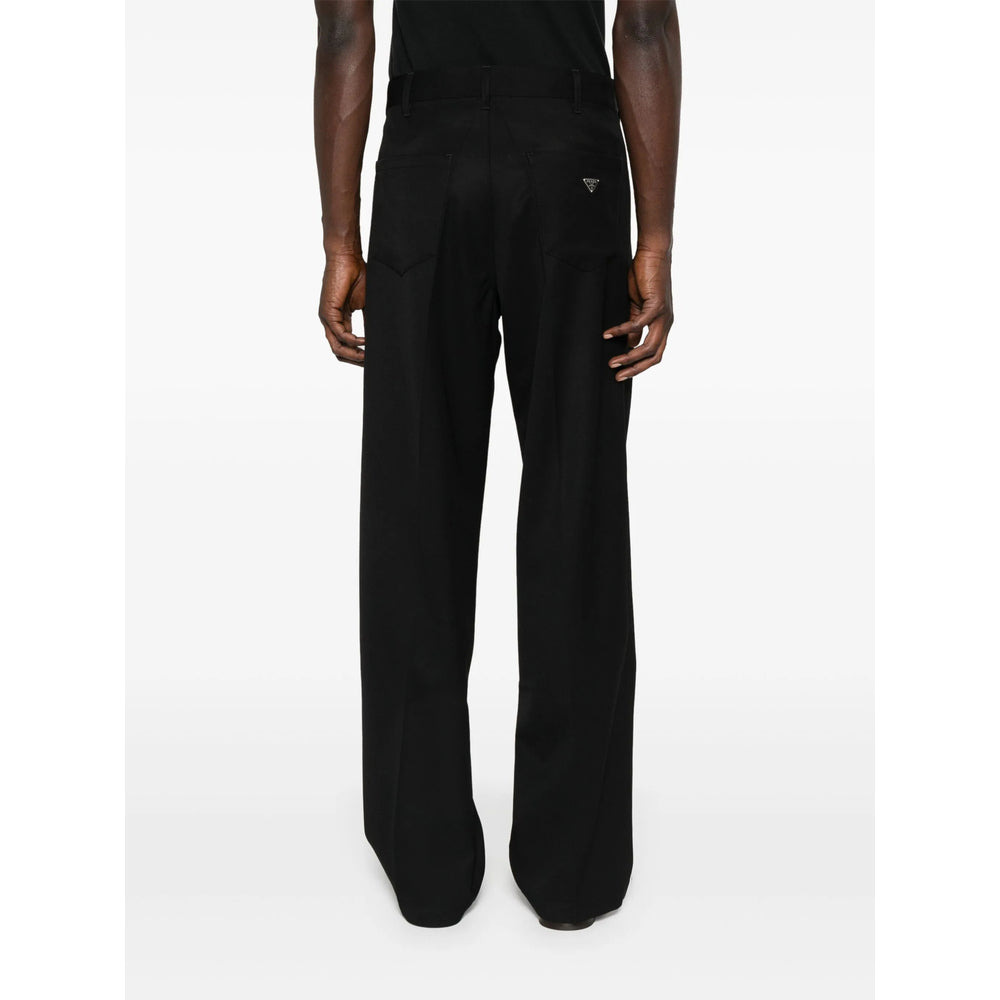 Prada Black Trousers - Regular & Straight-Leg Trousers Men - 3