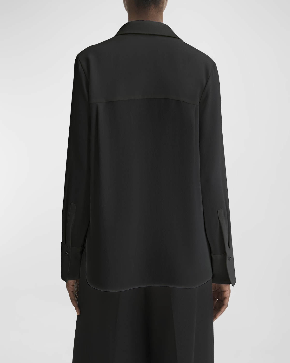 Pearly Long-Sleeve Button-Front Shirt - 3