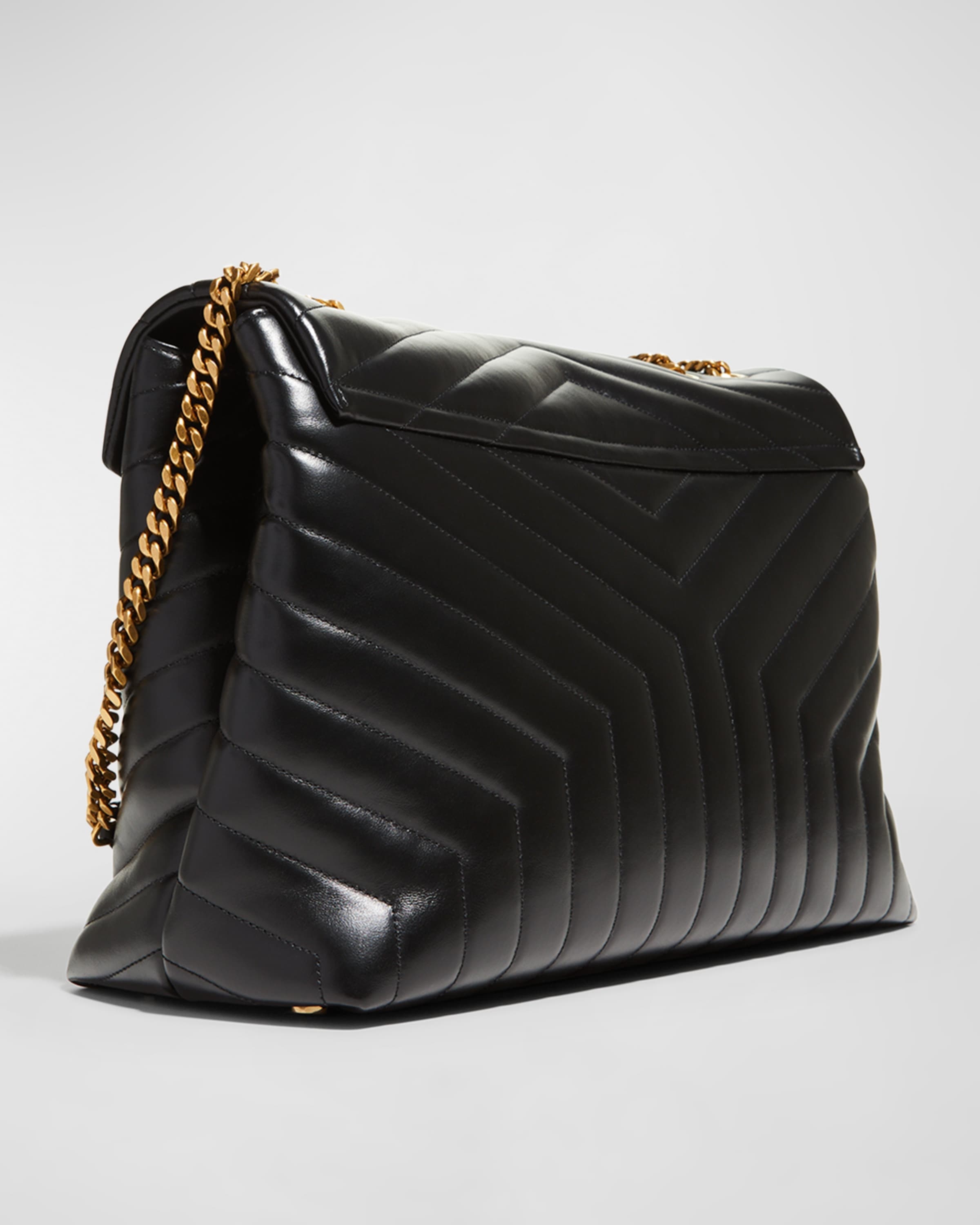 Loulou Quilted Leather YSL Bag - 4