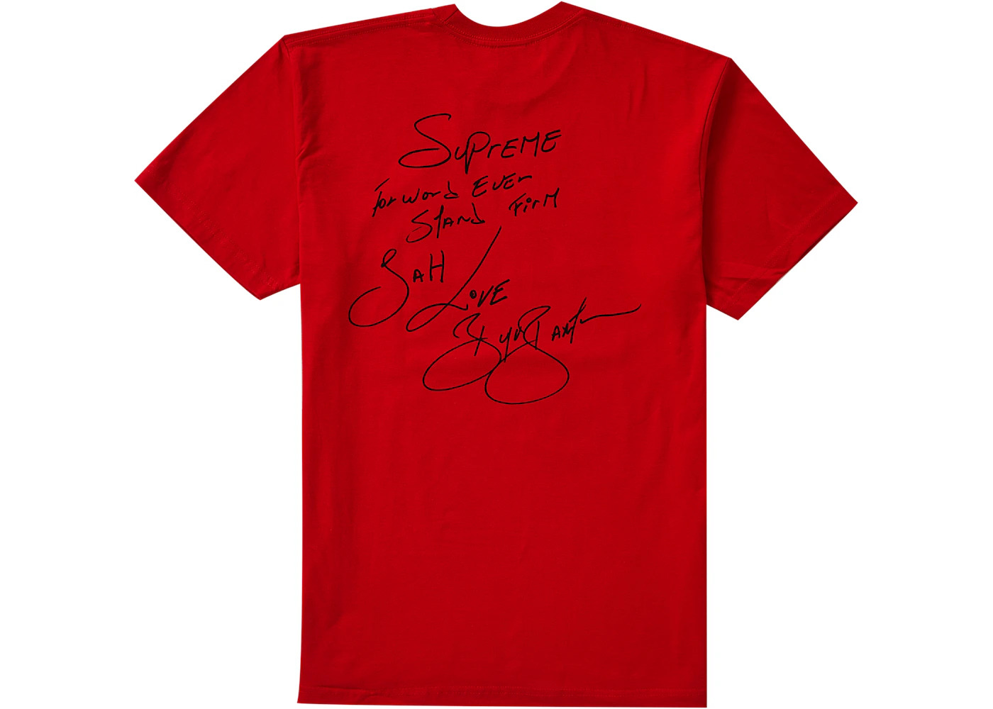 Supreme Buju Banton Tee Red - 2