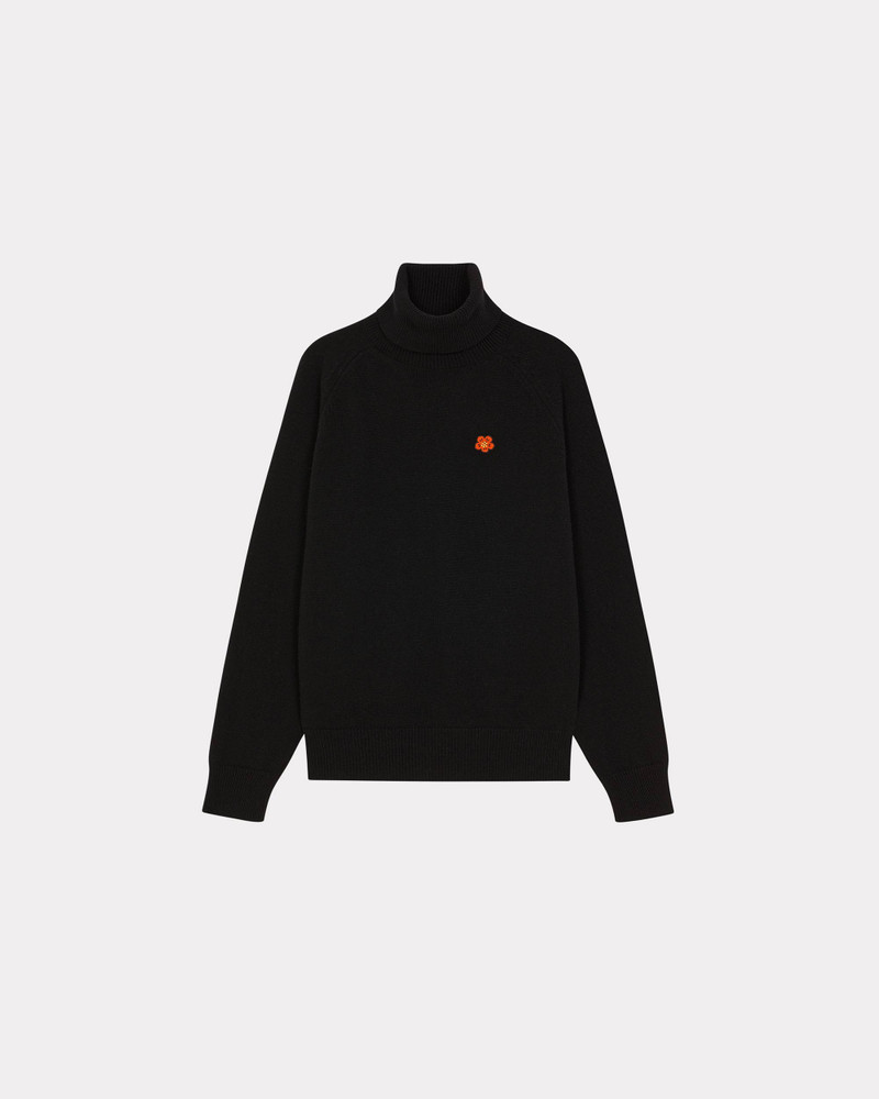 'BOKE FLOWER' Crest roll neck jumper in RWS wool - 1