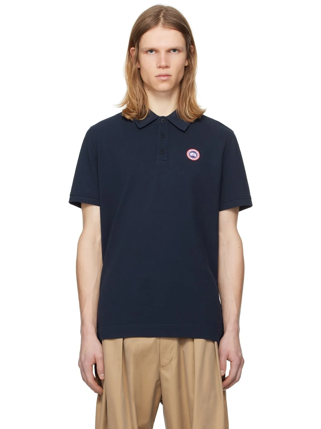 Navy Beckley Polo - 1