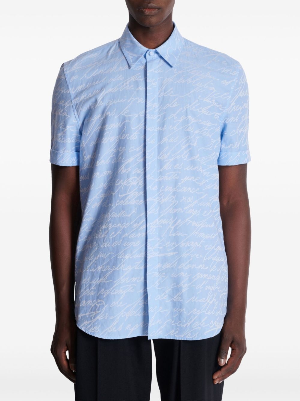 Love Letter-jacquard shirt - 5