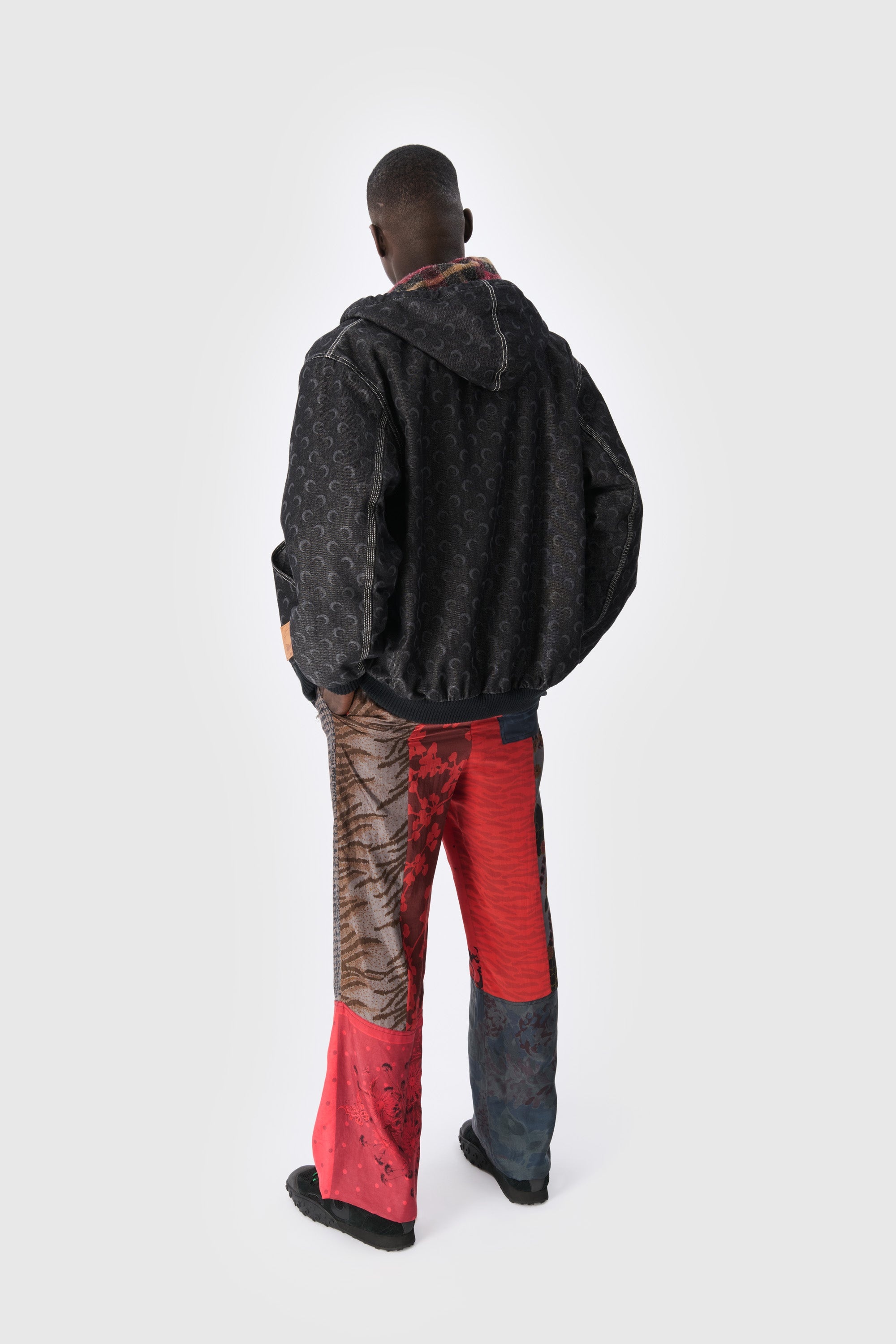 Moon Laser Denim Padded Jacket - 3