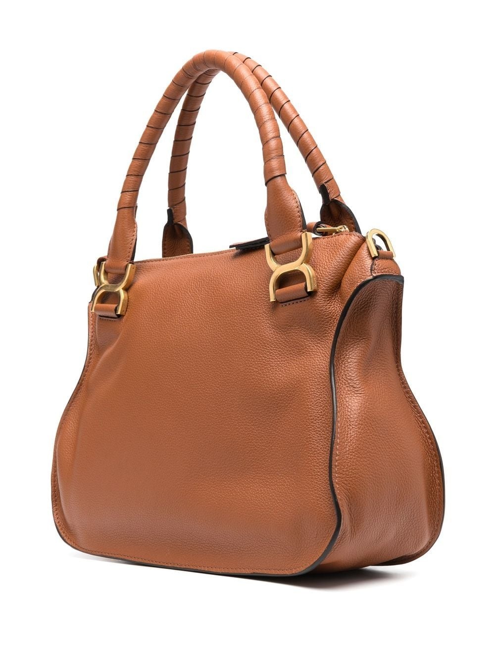 Marcie grained-leather tote bag - 3