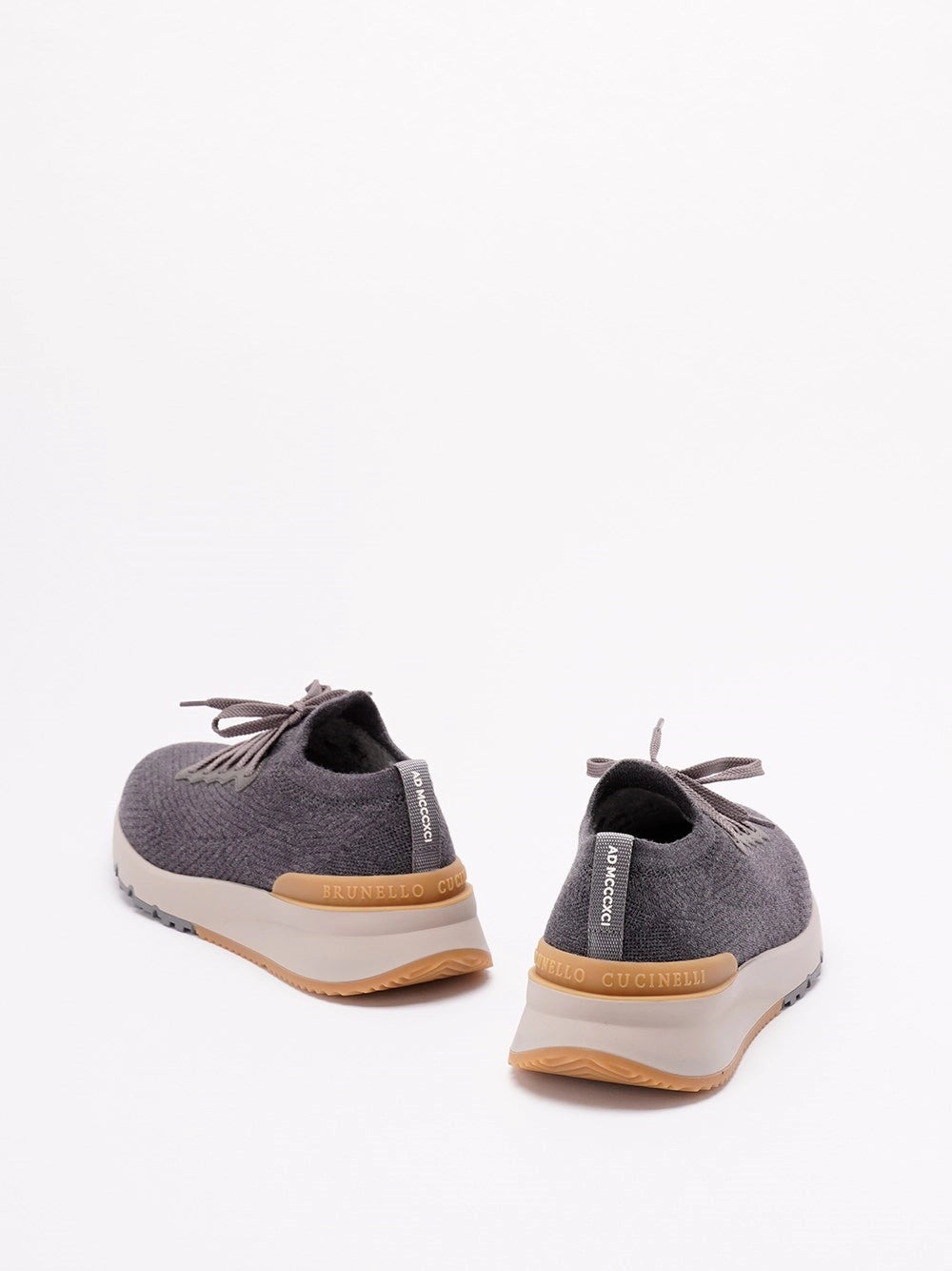 Brunello Cucinelli Men Knit Sneakers - 3