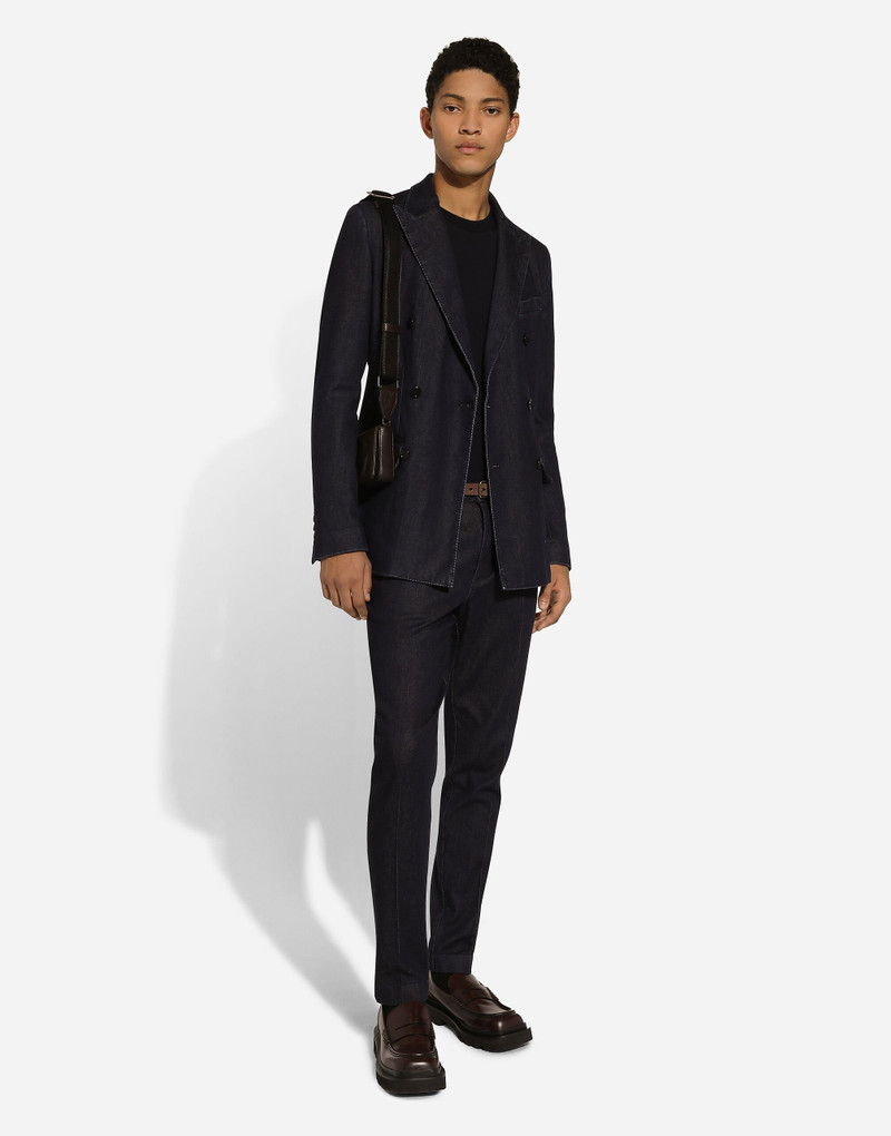 Dolce & Gabbana Double-breasted Taormina-fit denim jacket outlook