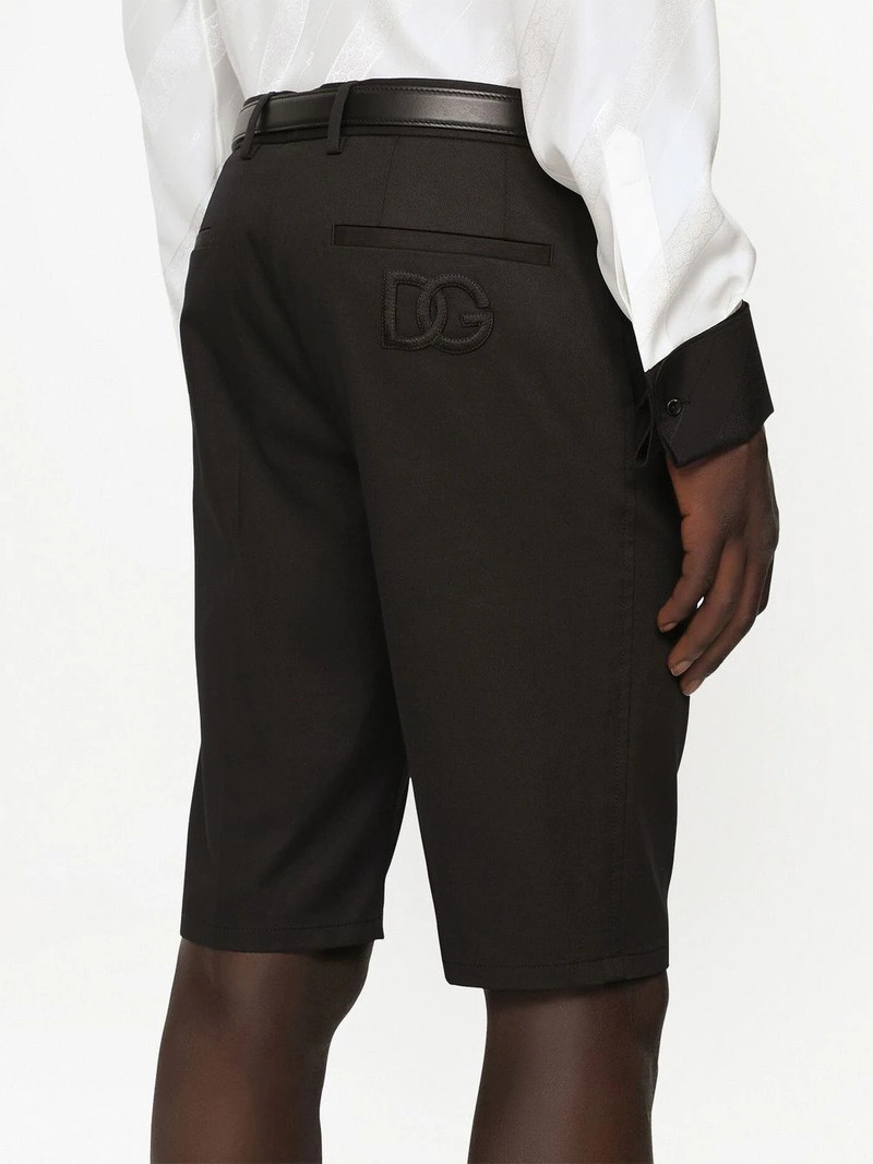 DG-embroidered tailored shorts 5