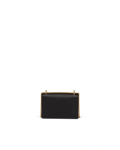 Prada Saffiano leather card holder with shoulder strap outlook