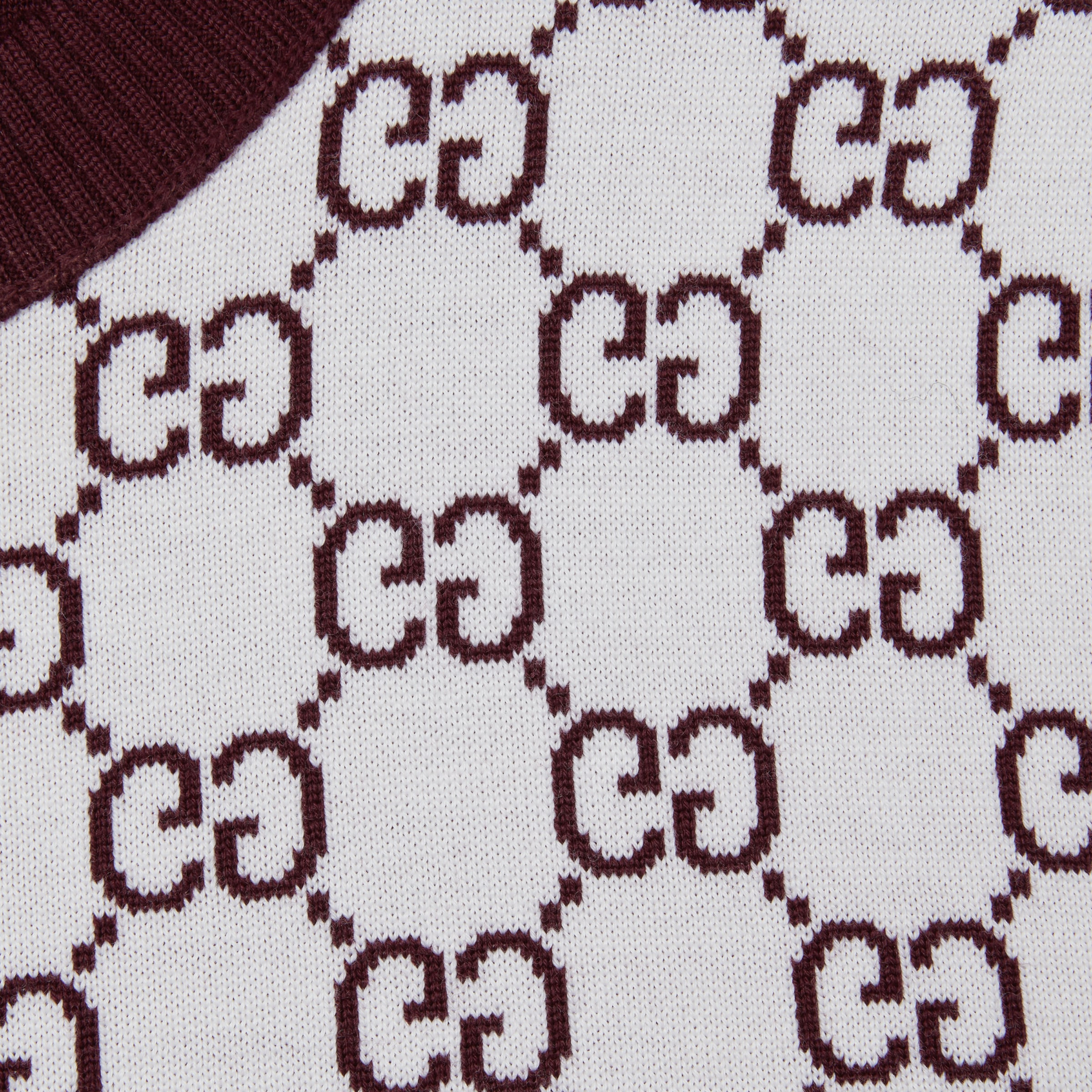 Reversible GG wool jacquard top - 8