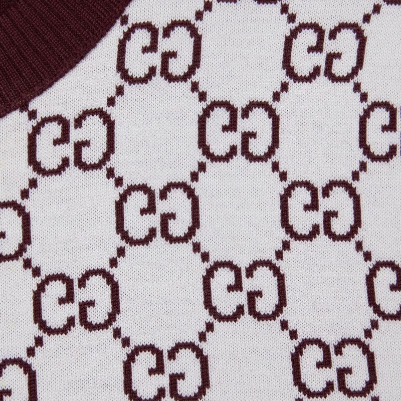 Reversible GG wool jacquard top 8