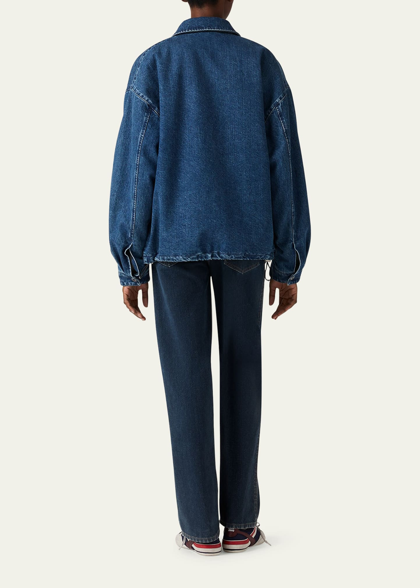 Denim Zip Shirt Jacket - 3
