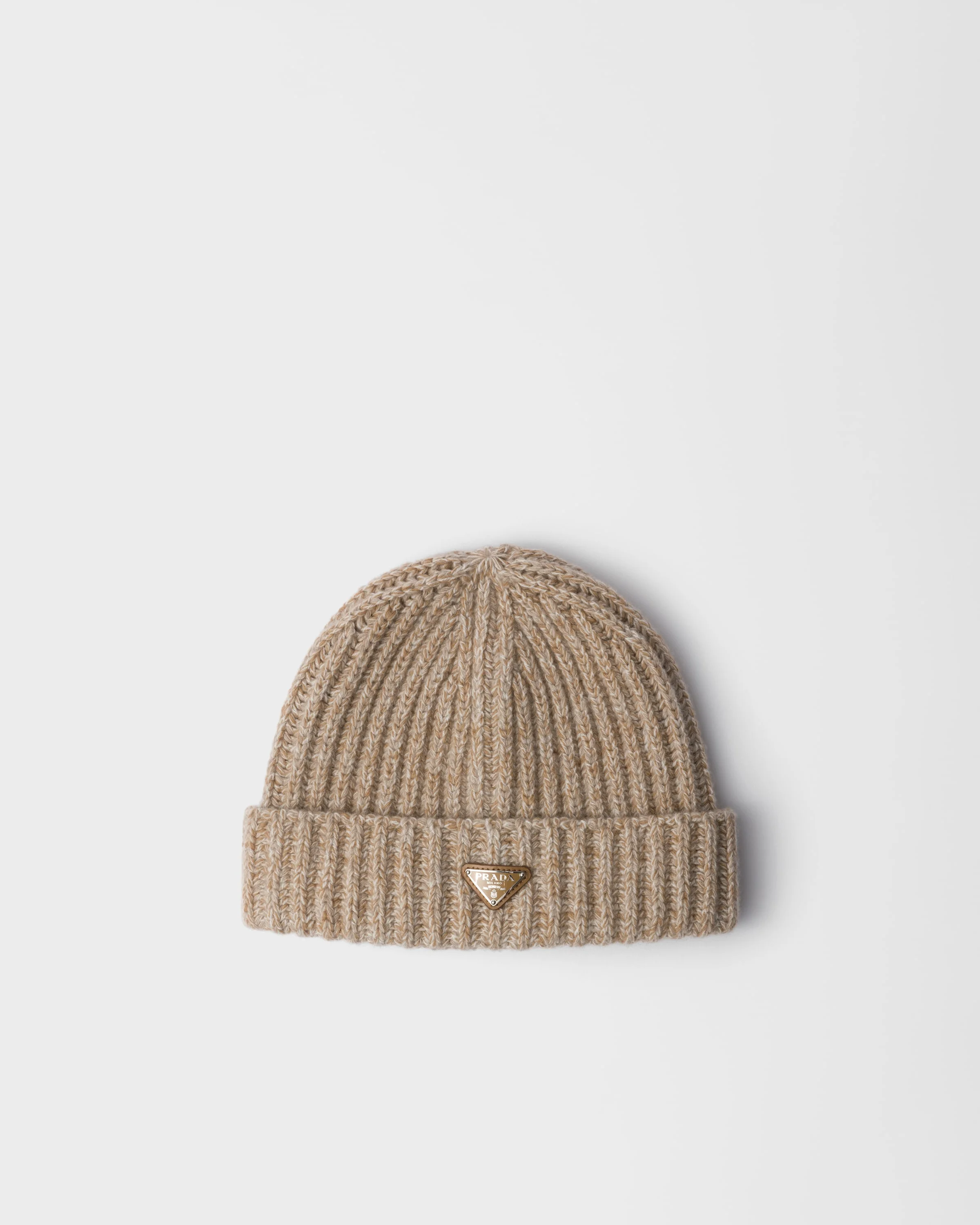 Mouliné cashmere and wool beanie - 1
