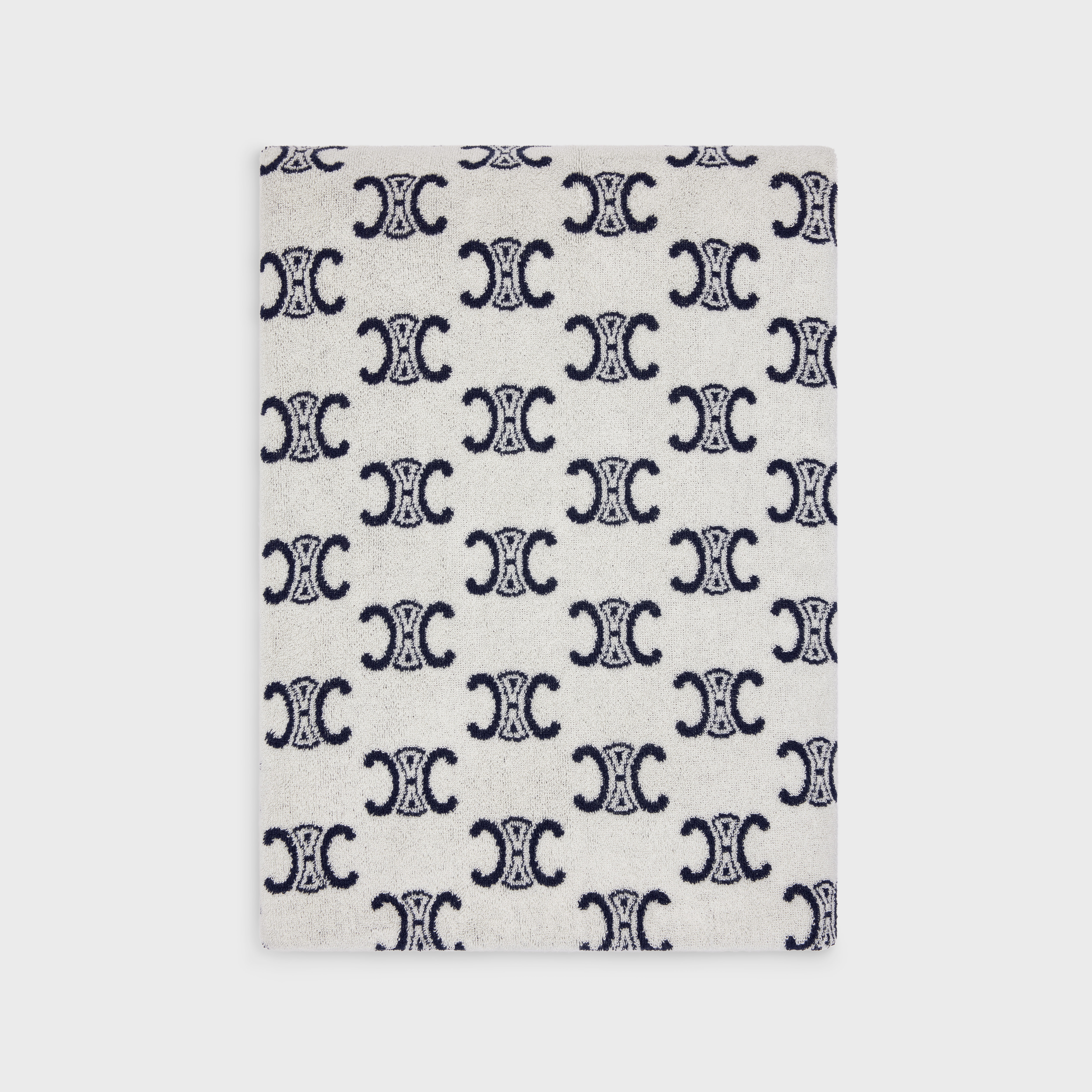 MONOGRAMMED TERRY COTTON BEACH TOWEL - 2