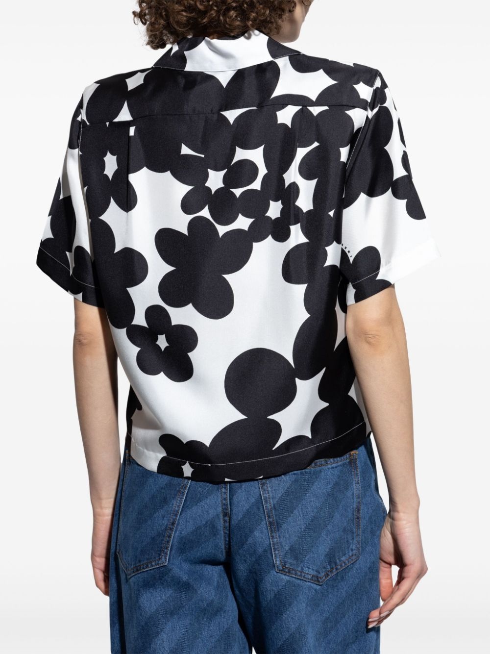 floral-print shirt - 4
