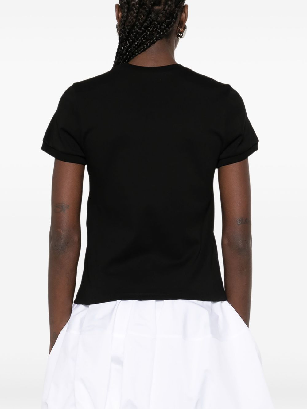 logo cotton t-shirt - 4