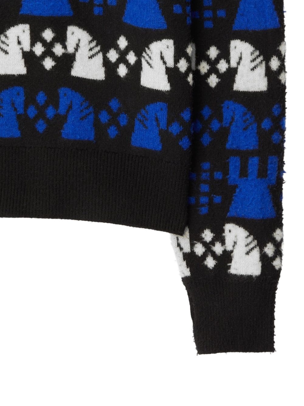 Chess intarsia wool-blend jumper - 5
