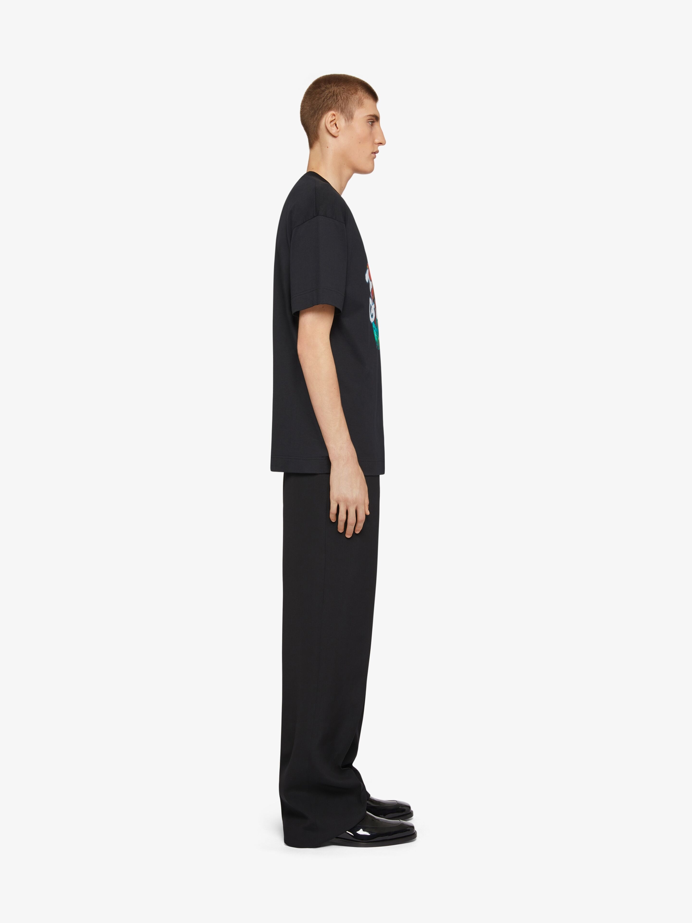 GIVENCHY PSYCHEDELIC OVERSIZED T-SHIRT IN COTTON - 3
