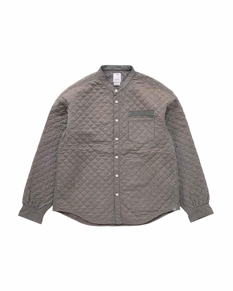 QUILTED PALMER SHIRT L/S OLIVE - 1