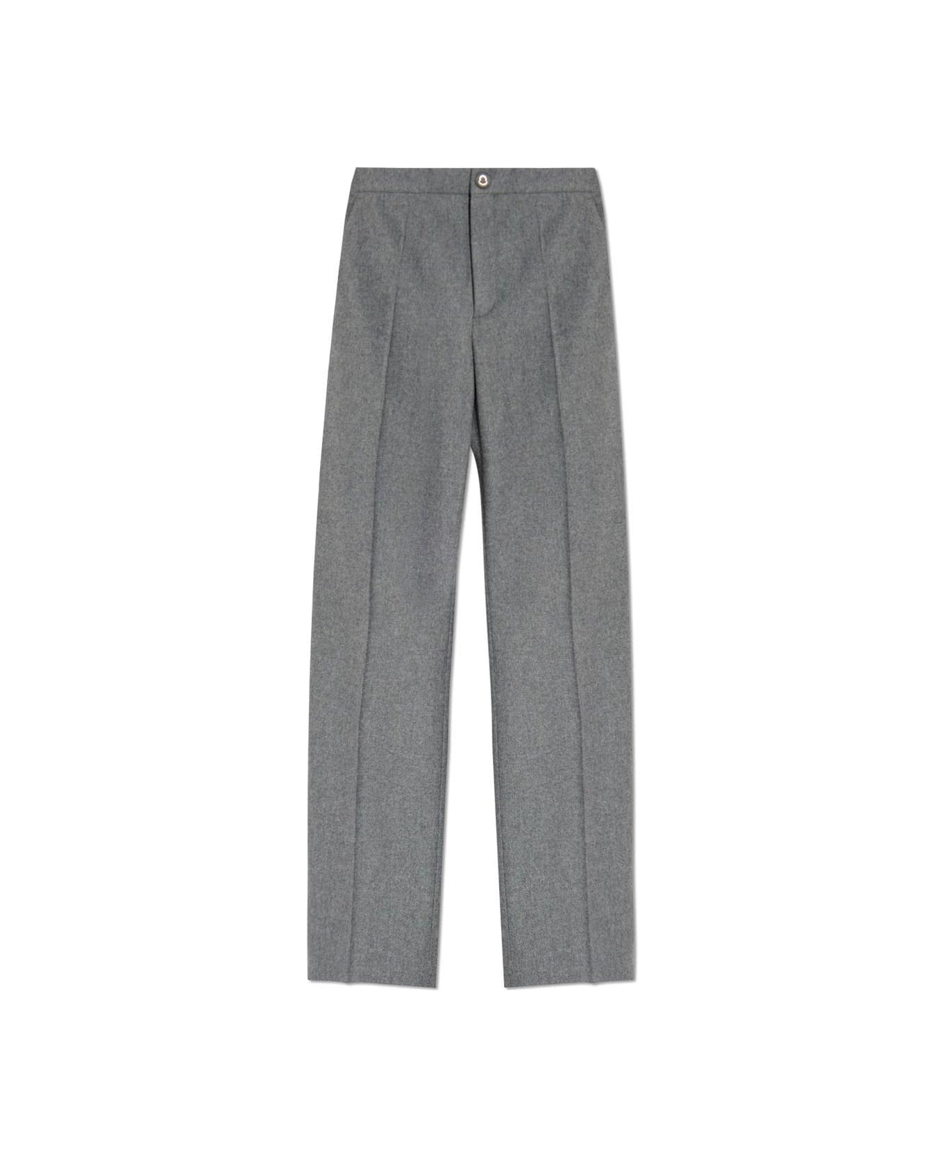 Logo Buttoned Straight-leg Trousers - 1