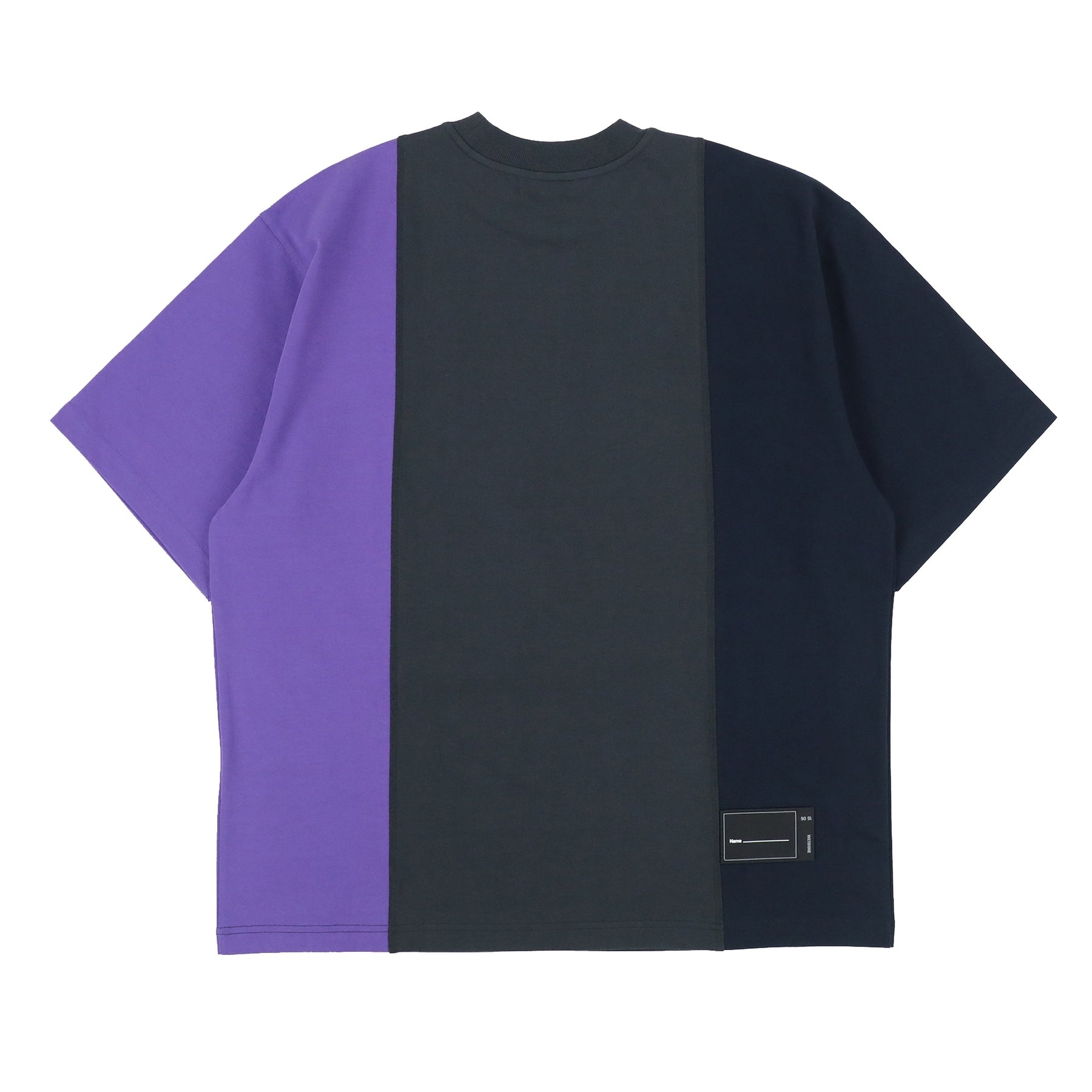 PURPLE REMAKE 3 PANEL REFLECTIVE LOGO T-SHIRT / PUR - 2