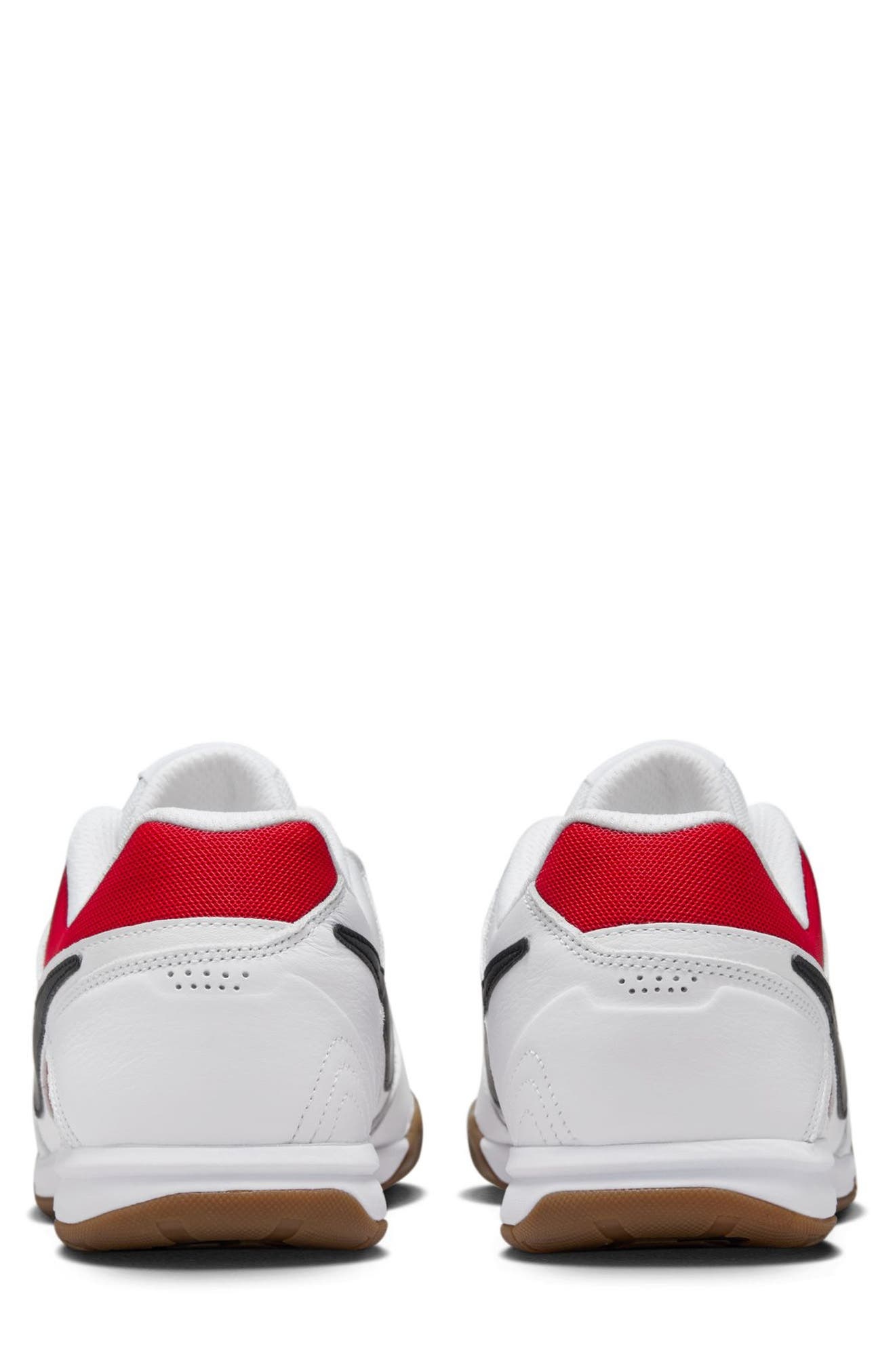 Nike Gato Soccer Sneaker in White/Black/Red/Dark Brown at Nordstrom - 5